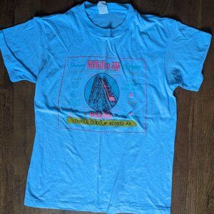 Vintage roller coaster graphic tee